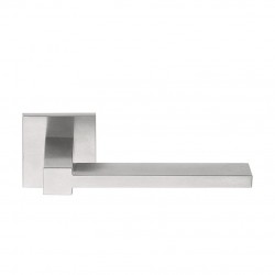 Poignée de porte Formani by Jan Des Bouvrie LSQV IN finition inox brossé