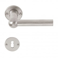 Poignée de porte Formani 1910L NS finition nickel mat