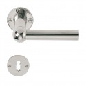 Poignée de porte Formani 1910L NL finition nickel poli