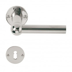 Poignée de porte Formani 1910L NL finition nickel poli