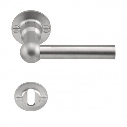 Poignée de porte Formani FVL85/40 IN finition inox brossé
