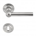 Poignée de porte Formani FVL100/48 IN finition inox brossé