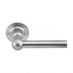 Poignée de porte Formani FVL100/48 IN finition inox brossé