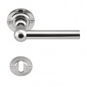 Poignée de porte Formani FVL100/48 IP finition inox poli