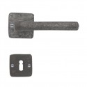 Poignée de porte Dauby 14725 finition métal brut