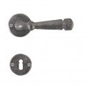 Poignée de porte Dauby 14727 finition métal brut