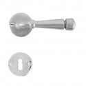 Poignée de porte Dauby 15002 finition bronze blanc satiné