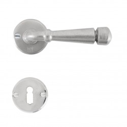 Deurklink Dauby 15002 mat wit brons uitvoering