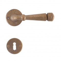 Deurklink Dauby 14615 ruw brons uitvoering