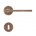 Poignée de porte Dauby by Tom Lenaerts 16871 finition bronze brut