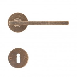 Poignée de porte Dauby by Tom Lenaerts 16871 finition bronze brut