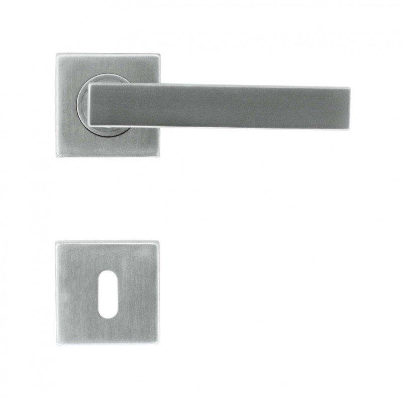 Poignée de porte Pros-eco PE642300 finition inox brossé
