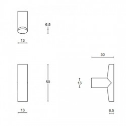 Bouton de meuble inox brossé PIET BOON INC
