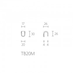 Bouton de meuble inox TORD BOONTJE B20M IN