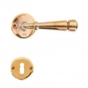 Poignée de porte Dauby 18225 finition bronze brut poli