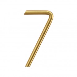 Chiffre 7 laiton mat MUST TUBE