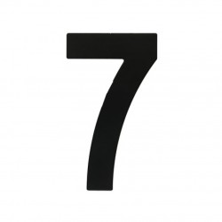 Chiffre 7 noir 130mm MUST FLAT