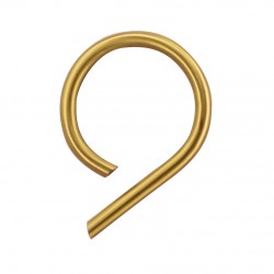 Chiffre 9 laiton mat MUST TUBE