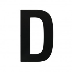 Brief D zwart 130mm MOET...