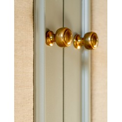 Bouton de meuble doré poli LAZARO ROSA-VIOLAN LZ30M OL