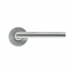 Poignée de porte Pros-eco PE6473003 finition inox brossé