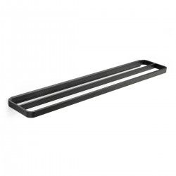 Porte-serviette double noir...