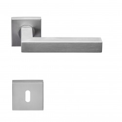 Poignée de porte Formani BSQ1-G IN finition inox brossé