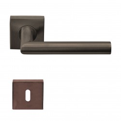 Deurklink Formani LB2-19BSQR53 BR brons uitvoering