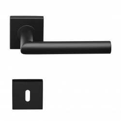 Deurklink Formani LB2-19BSQR53 NM zwart uitvoering