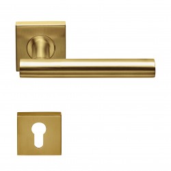 Poignée de porte Formani LB7-19BSQR53 IM finition doré