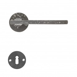 Poignée de porte Dauby by Tom Lenaerts 16868 finition métal brut