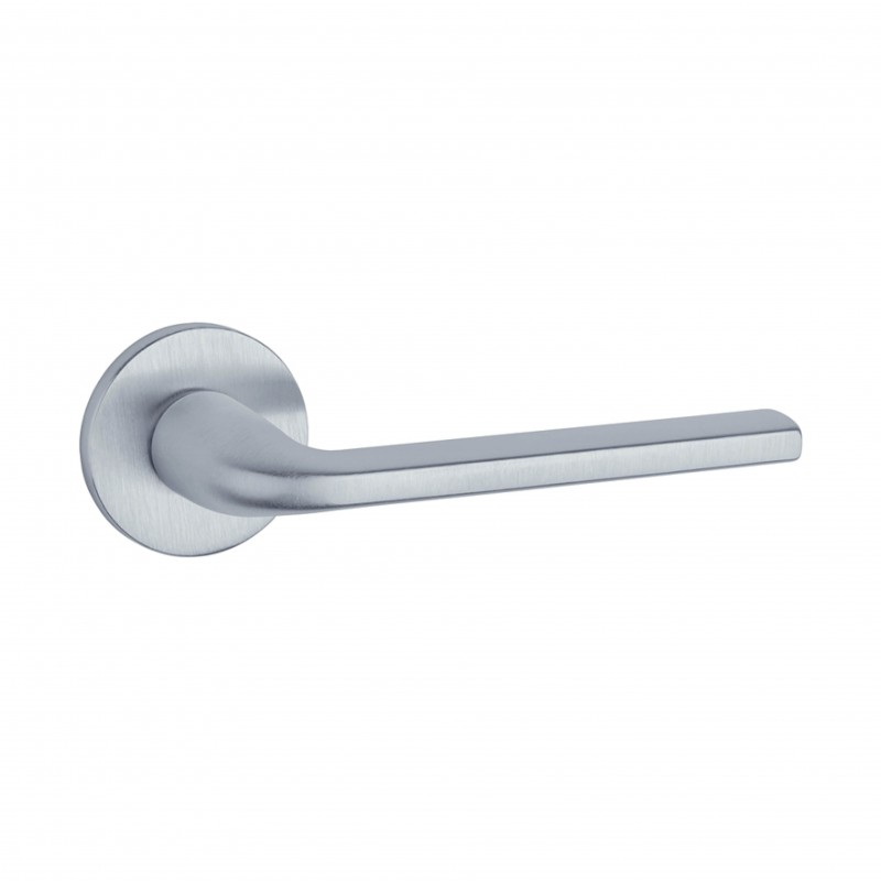 Poignée de porte Aprile AT Oleandro R 7S MSC finition chrome satiné