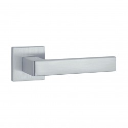 Poignée de porte Aprile AT Sulla Q 7S MSC finition chrome satiné