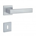 Poignée de porte Aprile AT Sulla Q 7S MSC finition chrome satiné