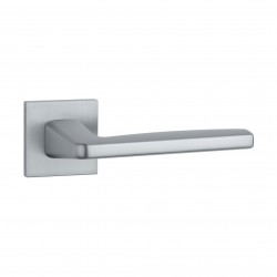 Poignée de porte Aprile AT Erba Q 7S MSC finition chrome satiné