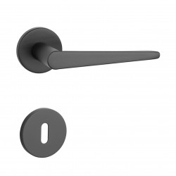Deurklink Aprile AT ARNICA R 7S BLACK zwart uitvoering