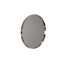 Miroir rond Ø 40cm avec cadre cuivre Frost U4130-C