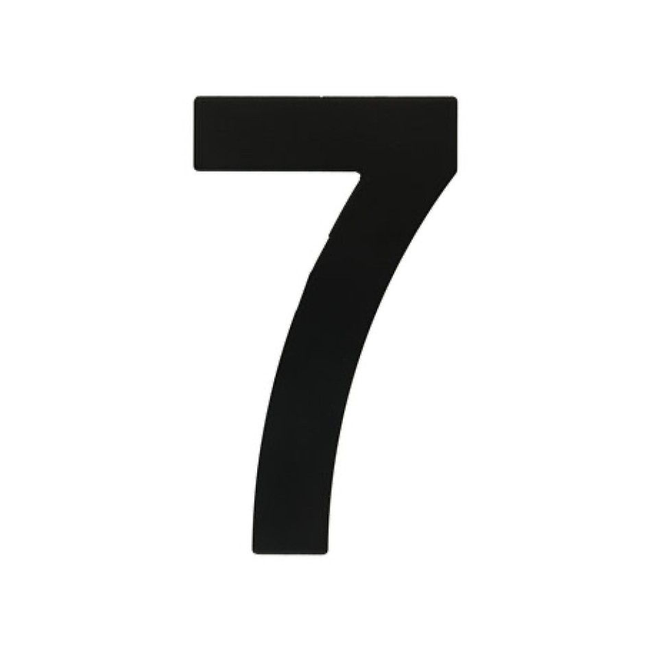 Chiffre De Maison 7 Noir MUST FLAT 7 NM MCH Store